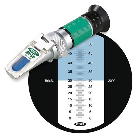 refractometer veege 0-50 brix|vee gee scientific brix.